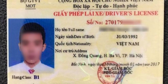 Làm lại giấy phép lái xe 4 bánh bị mất hcm